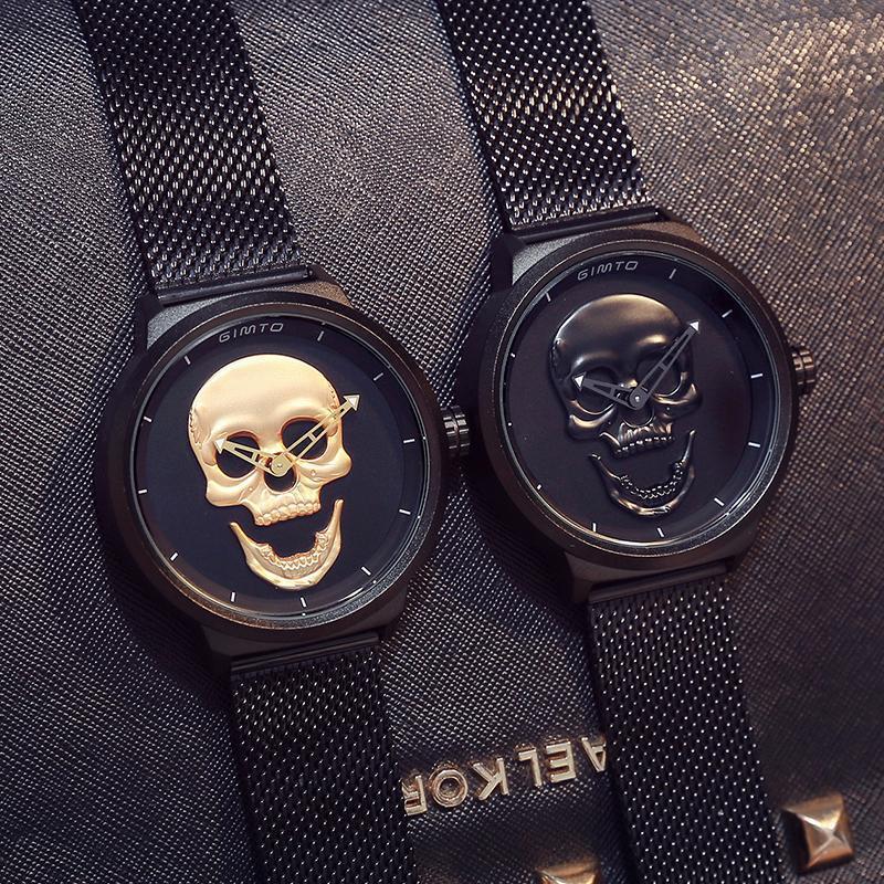 Unisex 3d Skull Watch