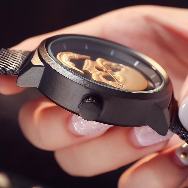 Unisex 3d Skull Watch