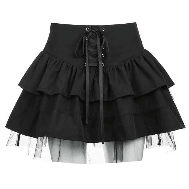 Goth Pleated Skirt