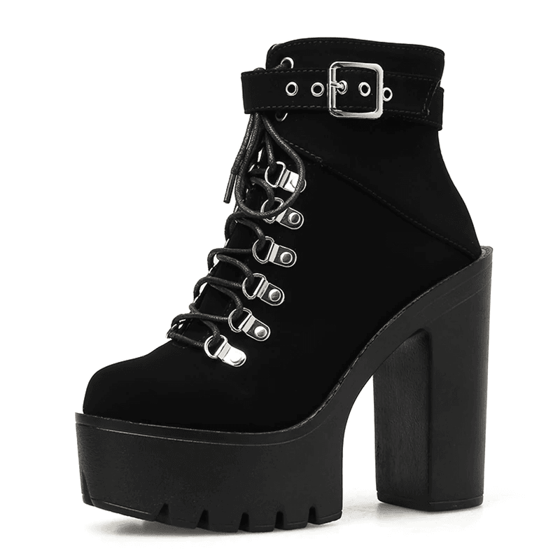 Gothic Elegance High Heels