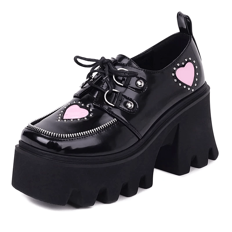 Heart Platform Boots
