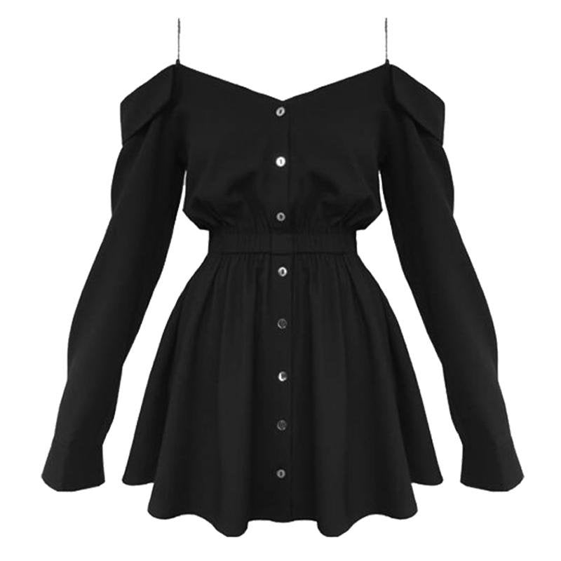 Long Sleeve Collar Dress