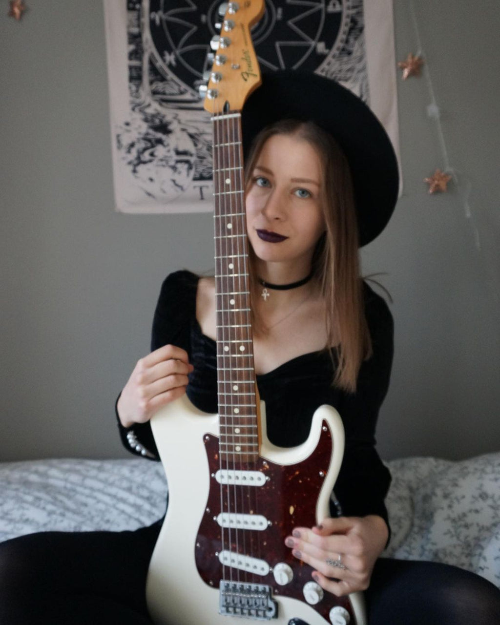 Long Sleeve Velvet Dress