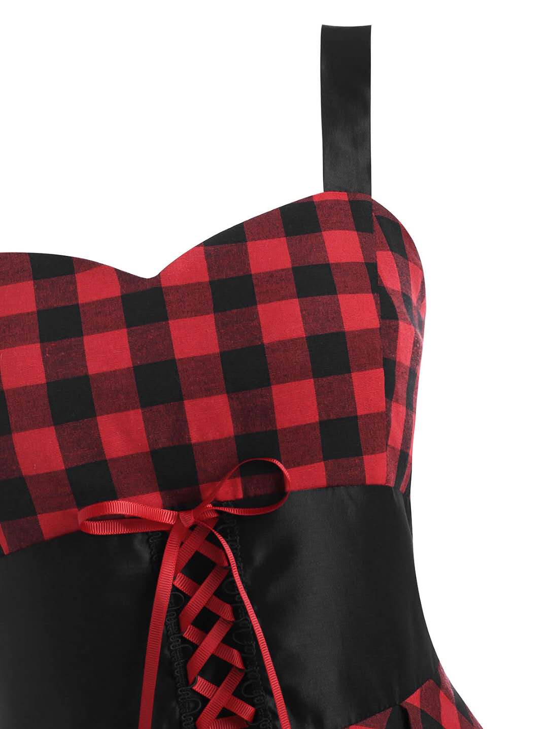 Red & Black Gothic Dress